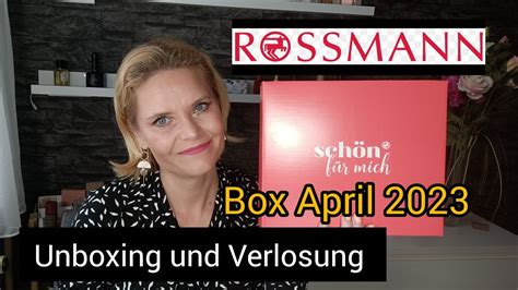 Rossmann Schön für mich Beautybox April 2023 Unboxing und Verlosung