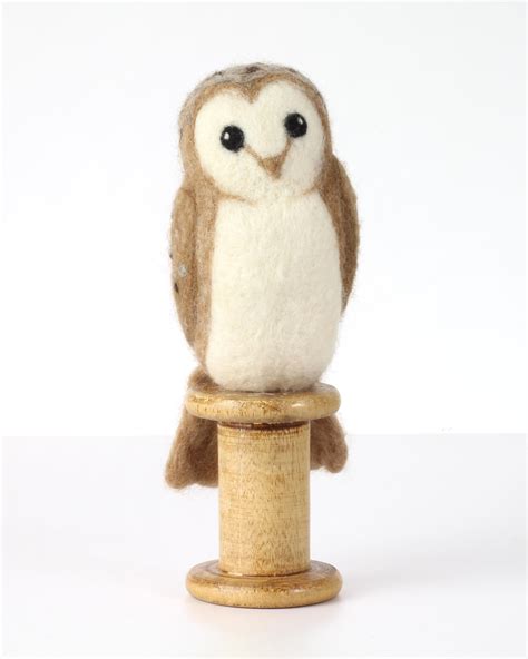 Barn Owl Needle Felting Kit By Hawthorn Handmade