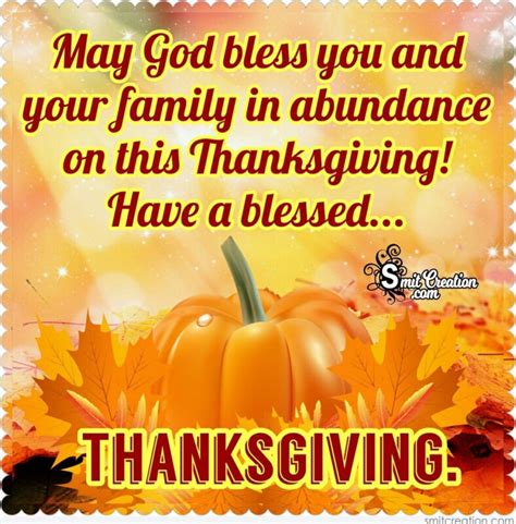 Have A Blessed Thanksgiving - SmitCreation.com