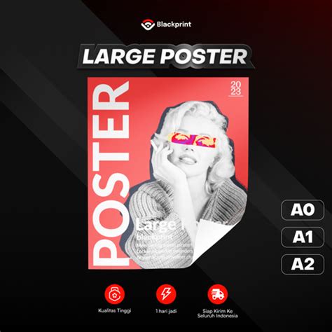 Jual Large Poster A0 A1 A2 Cetak Poster A1a2a3 Hvs A2 Kota