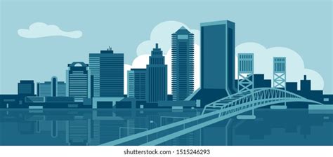 267 Jacksonville Skyline Silhouette Images, Stock Photos & Vectors ...