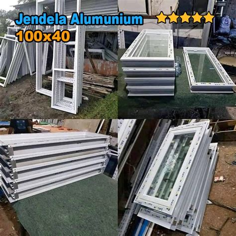 Jual Promo Jendela Alumunium Kusen Alumunium X Bovenli