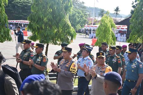 Danlantamal Ix Dampingi Panglima Tni Dan Kapolri Resmikan Markas Polda