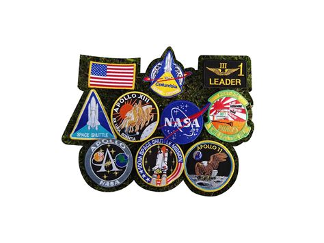 VIAJES Y MISIONES ESPACIALES NASA ENDEAVOUR PARCHES APOLLO SAPCE X