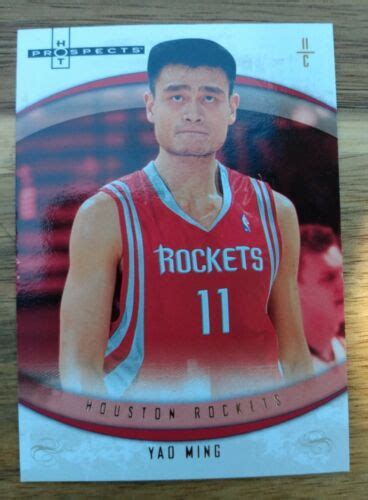 Yao Ming 2007 08 Fleer Hot Prospects Houston Rockets EBay