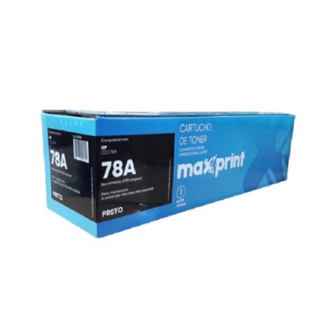 Toner Maxprint Para Hp Ce A Preto