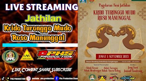 Live Krido Turonggo Mudo Roso Manunggal Lokasi Gondang Umbulharjo