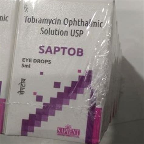 Sapient Tobramycin Ophthalmic Solution Usp Eye Drops Bottle Size Ml