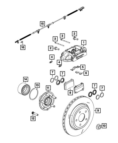 2012 2024 Mopar Brake Rotor 5181512ac Mopar Estore