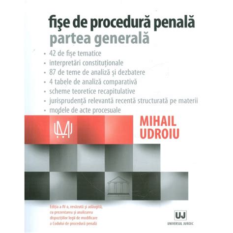 Fise De Procedura Penala Partea Generala