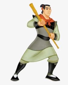 Transparent Mulan Clipart - Li Shang Disney Princes, HD Png Download - kindpng