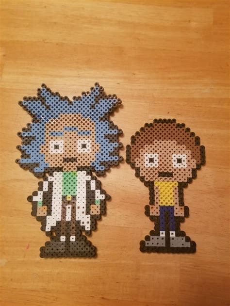 Rick And Morty Perler Beads Rrickandmorty