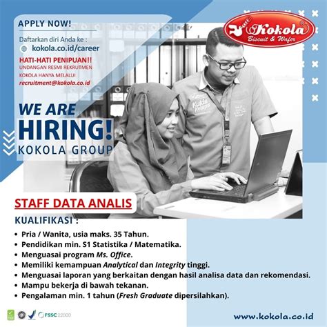 Staff Data Analis Kokola Group IKA UM