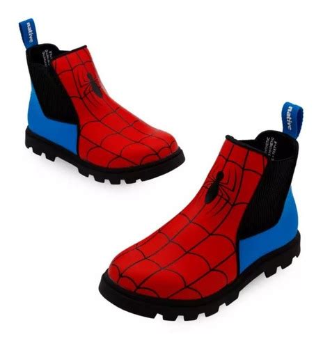 Botas De Lluvia Spider Man Hombre Ara A Ni O Disney Store Env O Gratis