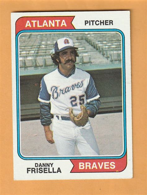 Danny Frisella Atlanta Braves Topps Washington State Cougars