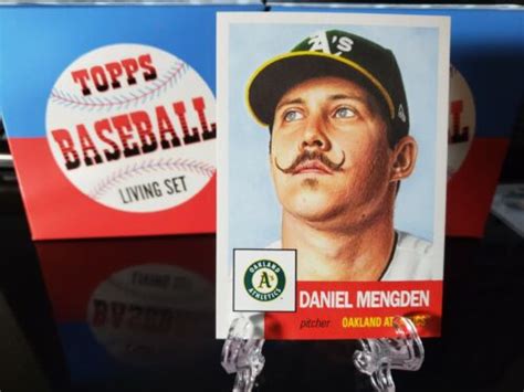 2019 TOPPS LIVING SET 132 Daniel Mengden 3990 Oakland Athletics A S PR