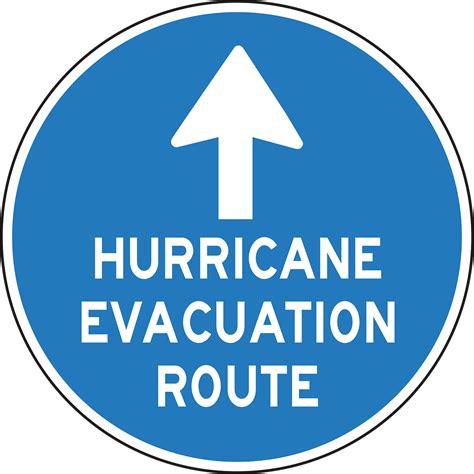 Download Hurricane Evacuation Route Royalty Free Vector Graphic