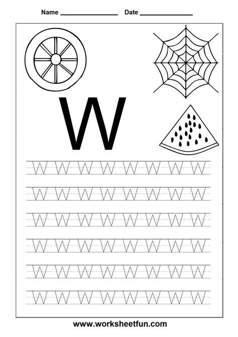 Tracing Letters Words Worksheets