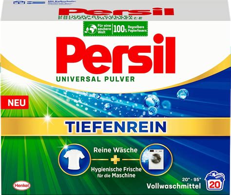 Persil Universal Pulver Tiefenrein Waschmittel Waschladungen