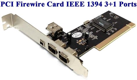 PCI Firewire Card, IEEE 1394 Card VIA Chip 3+1 Ports | LankaGadgetsHome ...