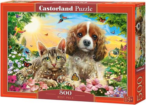 Amazon Castorland Piece Jigsaw Puzzle Best Pals Cats And