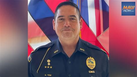 Maui Police Department Promotes Keola Tom To Assistant Chief Of