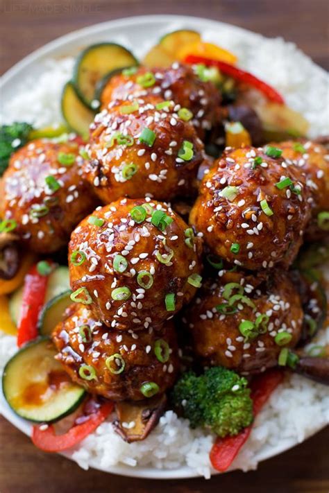 Sticky Asian Meatballs Artofit