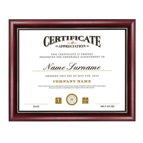 Graduatepro X Certificate Diploma Frame Solid Wood Uv Protection