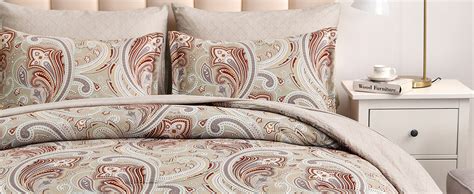 Amazon Dobuyly Boho Paisley Comforter Set King Size 7 Pieces Bed