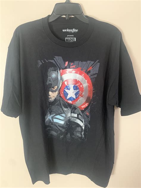 Marvel Captain America Mens T Shirt Size XL EBay