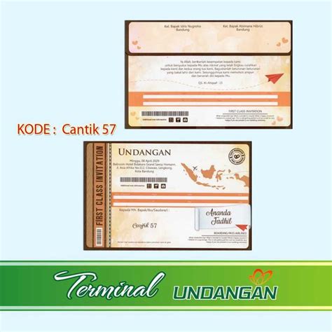 Jual Kertas Blangko Undangan Cantik Murah Isi Lembar Di Lapak