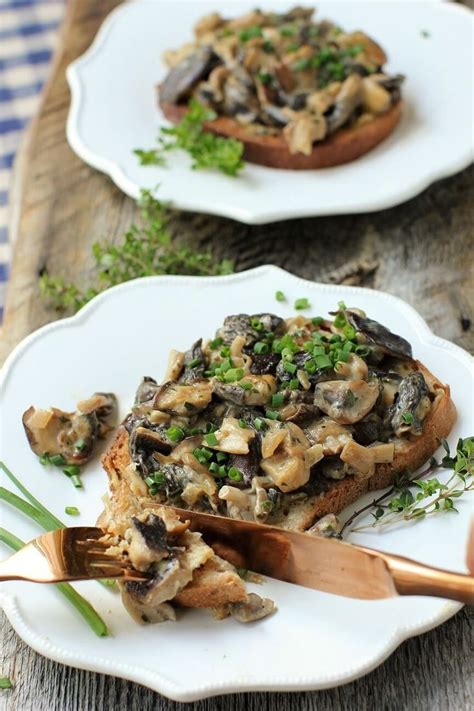 Creamy Mushrooms On Toast A Simple Pleasure Kitchen Frau Creamy Mushrooms On Toast