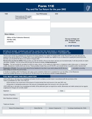 Fillable Online Revenue Form E Pay And File Tax Return For