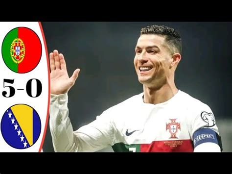 Portugal Vs Bosnia Herzegovina 5 0 Kualifikasi EURO 2024 YouTube