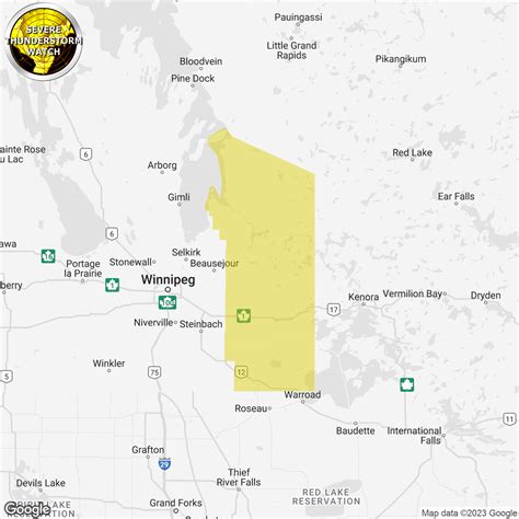 Severe Thunderstorm Watch Issued