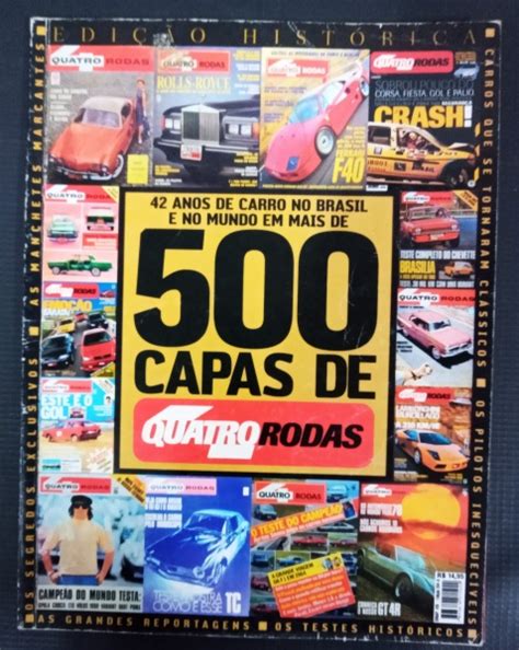 500 CAPAS DE QUATRO RODAS EDIÇÃO HISTÓRICA