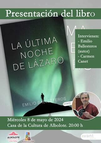 Presentación del libro de poemas La última noche de Lázaro Ayto