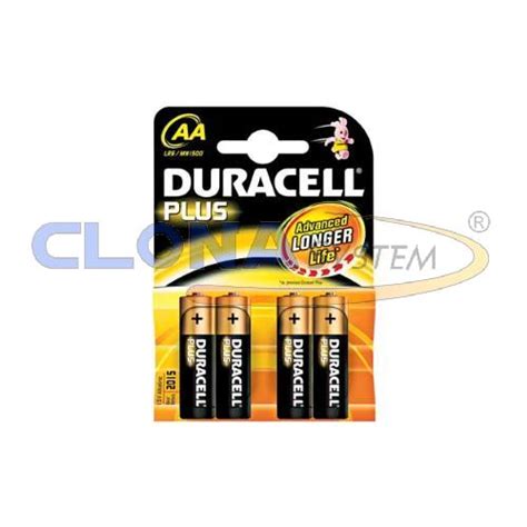 CLONA System BLISTER 4 BATTERIE DURACELL PLUS POWER STILO MN1500