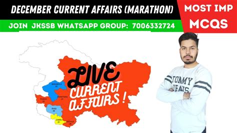 December Current Affairs Marathon By Satish Sir Jkssb Online