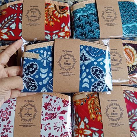 Jual Souvenir Pouch Dompet Batik Ukuran X Cm Shopee Indonesia