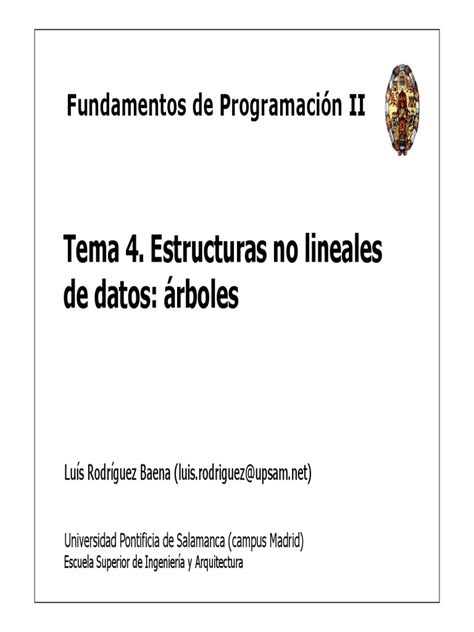 PDF FPII04 Estructuras No Lineales De Datos DOKUMEN TIPS