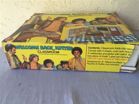 Welcome Back Kotter Classroom Playset Mattel New In Box 1976