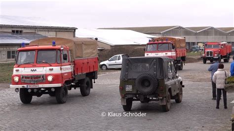 Konvoi Feuerwehr Und DDR Oldtimer In Egeln Ausfahrt 2023 YouTube