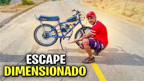 Coloquei Um Escape Dimensionado Na Motorizada Gc Dasilva Youtube