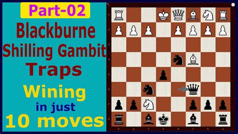 blackburne shilling gambit trap | Part 02 | chess Tutor #shorts - YouTube