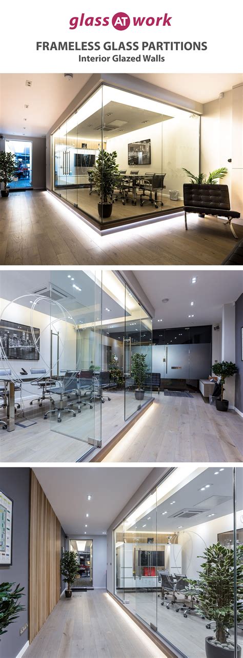 Frameless Glass Room! Beautiful glazed corner office in London by Glass ...