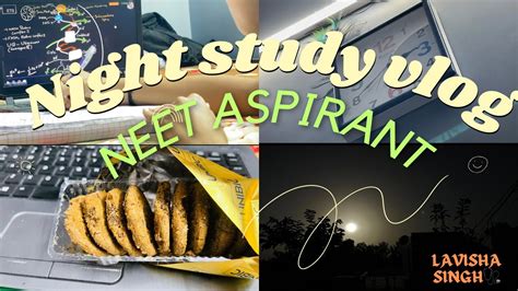 Night Study Vlog Am To Am Neet Aspirant Lavishasingh Neet Pwians