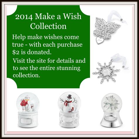 2014 Make A Wish Collection - Snowglobe Waterglobe