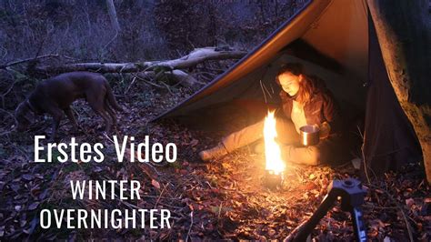 Erster Winter Overnighter L Loreena Outdoors Youtube