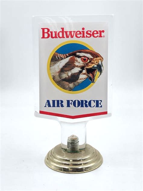 Vintage Budweiser Beer Tap Handle Acrylic Lucite Air Force Ebay